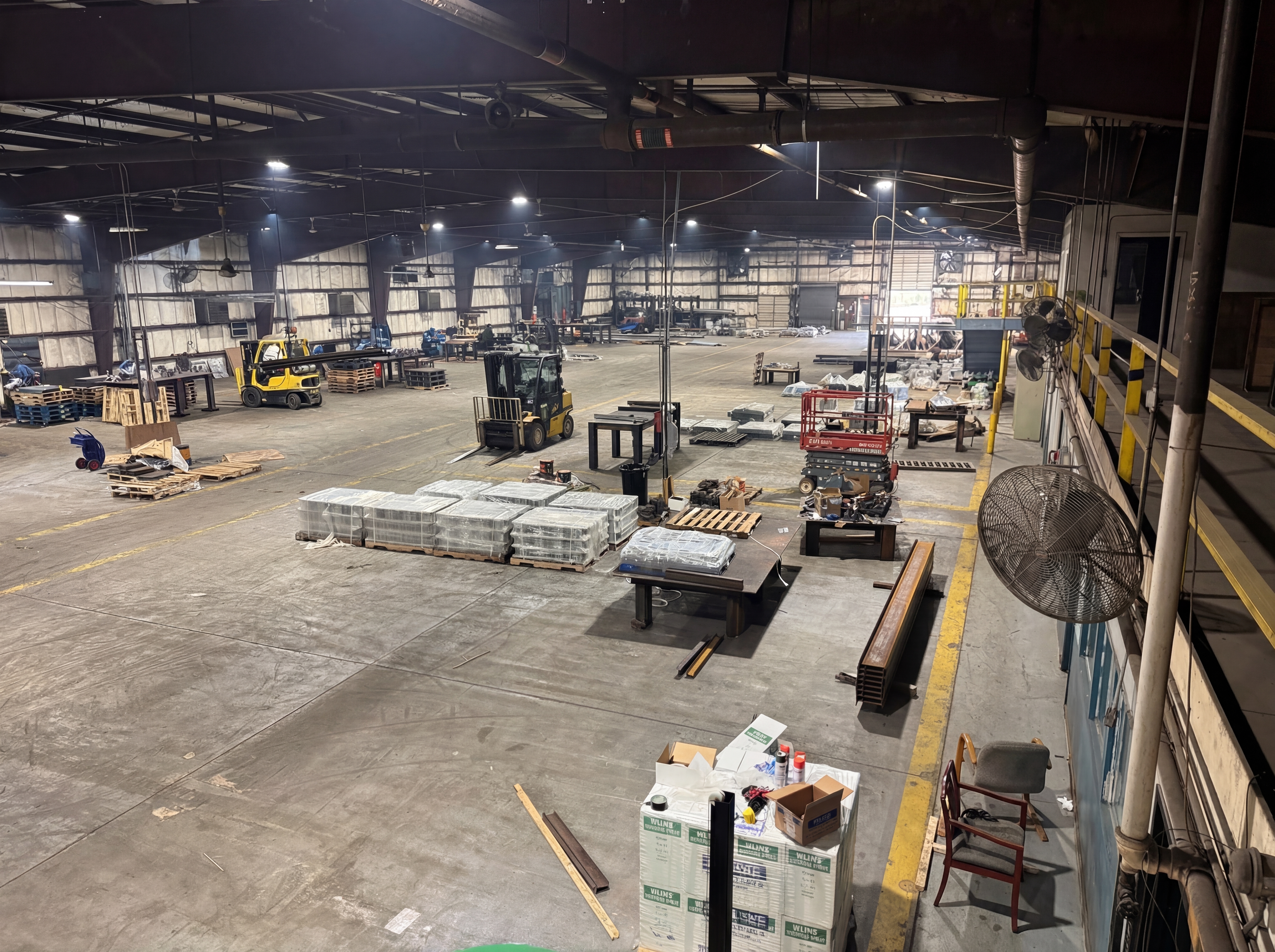 Kingdom Steel Fabrication Floor